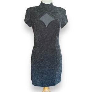 Vintage Night Way Collections Glittery Sheath Dress